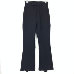 Vintage Schoeller Flare Leg Ski Pants Womens Size 27" Black High Waisted